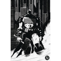 Absolute Batman #1 (Fourth Printing) Cover D Nick Dragotta Black & White Foil Card Stock Virgin Variant