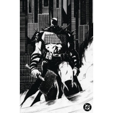 Absolute Batman #1 (Fourth Printing) Cover D Nick Dragotta Black & White Foil Card Stock Virgin Variant