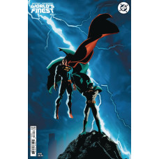 BATMAN SUPERMAN WORLDS FINEST #34 CVR C MIKE DEODATO JR CARD STOCK VAR