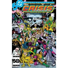 CRISIS ON INFINITE EARTHS #9 FACSIMILE EDITION CVR B GEORGE PEREZ FOIL VAR