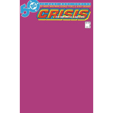 CRISIS ON INFINITE EARTHS #9 FACSIMILE EDITION CVR C BLANK VAR