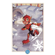 FLASH #16 CVR D CHRISSIE ZULLO DC WINTER WONDERLAND CARD STOCK VAR