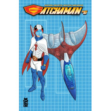 Gatchaman #6 Cover B (Chris Batista Blueprint Ken and G-1 Variant)