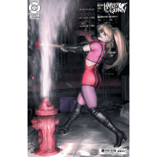 HARLEY QUINN #45 CVR D INC 1:25 ROBIN HIGGINBOTTOM CARD STOCK VAR