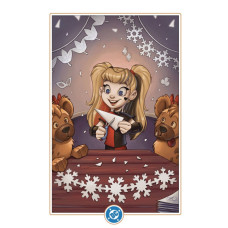 HARLEY QUINN #46 CVR D CHRISSIE ZULLO DC WINTER WONDERLAND CARD STOCK VAR