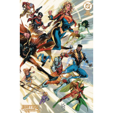 JUSTICE LEAGUE UNLIMITED #2 CVR F FICO OSSIO RAISED UV FOIL VAR