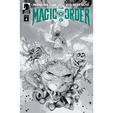 The Magic Order 5 #4 Cover B (Matteo Buffagni Black & White Variant)