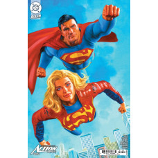 ACTION COMICS #1074 CVR D INC 1:25 MARK SPEARS CARD STOCK VAR