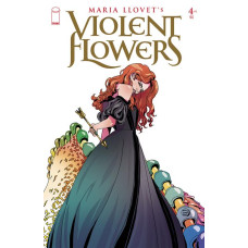 VIOLENT FLOWERS #4 (OF 4) CVR B MARIA LLOVET BLACK DRESS VAR (MR)