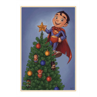 SUPERMAN #21 CVR E CHRISSIE ZULLO DC WINTER WONDERLAND CARD STOCK VAR