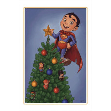 SUPERMAN #21 CVR E CHRISSIE ZULLO DC WINTER WONDERLAND CARD STOCK VAR