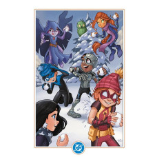 TITANS #18 CVR D CHRISSIE ZULLO DC WINTER WONDERLAND CARD STOCK VAR