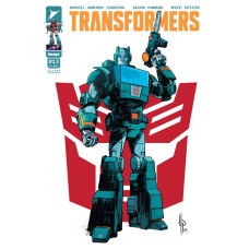 Transformers #13 Second Printing Cover B Jason Howard Kup Variant