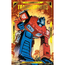 Transformers #1 Tenth Printing Cover A Daniel Warren Johnson & Mike Spicer Optimus Prime Gold Foil Emboss 