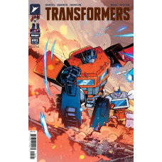 Transformers #1 Tenth Printing Cover I Andrei Bressan & Adriano Lucas Optimus Prime Connecting Variant