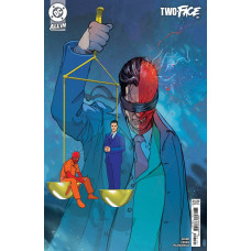 TWO-FACE #1 (OF 6) CVR B CHRISTIAN WARD CARD STOCK VAR
