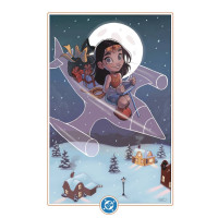 WONDER WOMAN #16 CVR D CHRISSIE ZULLO DC WINTER WONDERLAND CARD STOCK VAR