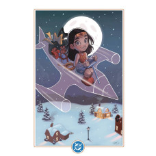 WONDER WOMAN #16 CVR D CHRISSIE ZULLO DC WINTER WONDERLAND CARD STOCK VAR
